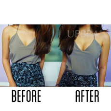 Cleavage bra before and after